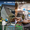 WAVLINK AX3000 Outdoor Penguat Sinyal WiFi Repeater Jarak Jauh Alat AX1800 WiFi Mesh Range Extender. 