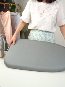 Tabletop Ironing Board with Removable Sleeve Board -Folding Legs Cotton Cover Countertop Iron Board