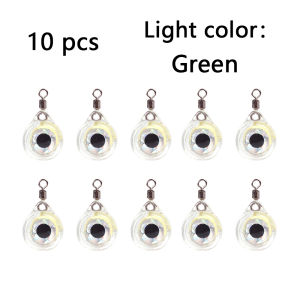 10 pcs small fishing lights LED flashing lights Automatically emits light upon contact with water Night fishing tools