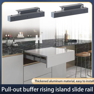 Invisible Rising Pull-Out Table Slide Rail Extension Desk Hidden Bay Window Folding Dining Table Track Rail Hardware