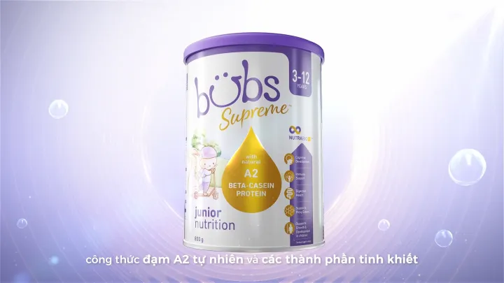 Sữa dinh dưỡng Bubs Supreme Toddler Milk Drink 3 dành cho trẻ từ
