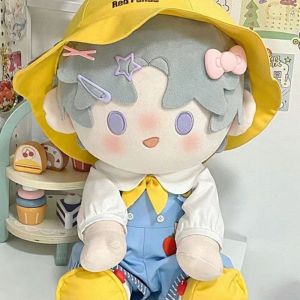 40cm Cotton Doll Clothes Spring Garden Sitting Posture Set Prize Winning Doll Costume Change Boy Doll Clothes Toy for Ages 3+