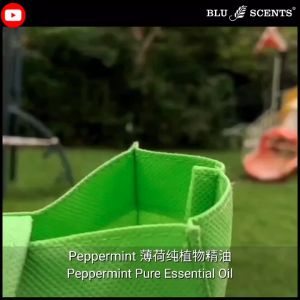 Blu Scents Peppermint Pure Essential Oil - Invigorating Cooling Digestive Support