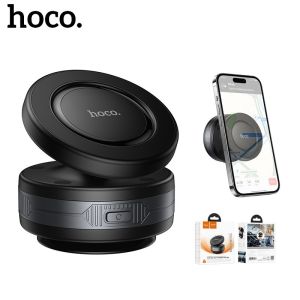 HOCO H87 Universal Magnetic Phone Holder Vacuum Strong Suction Cup Holder 360° Rotating Foldable Phone Mount Portable Bracket For All Smartphones/Gym/Mirror/tiles For 4.5-7.0inch Phone