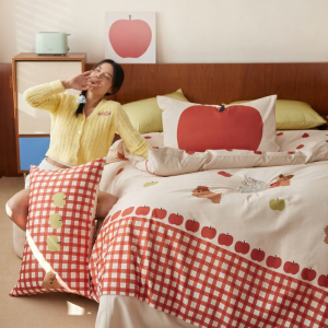 DOHIA | Cotton Retro Cartoon Bedding Set