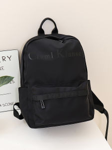 Oxford Cloth Large Capacity Womens Backpack Fashionable Travel Commuting Shoulder Bag Dual Zipper Soft Structure Waterproof