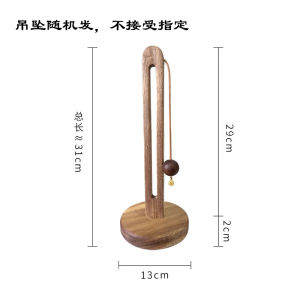 Solid Wood Kitchen Storage Rack for Paper Towels Preservation Bags Lazy Cloth Rolls Vertical Countertop Organizer Retro Style