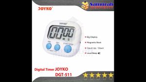 Digital Timer Kitchen Magnetic JOYKO LCD BIG Display DGT-511/ Pengatur Waktu Masak berbunyi DGT 511 / Tempel Magnet