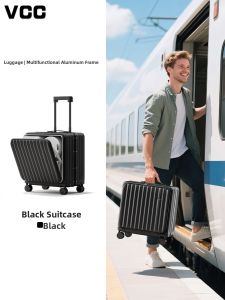 VCC | Sturdy Durable Carry-on Short Trip Aluminum Frame Suitcase 20 Inches