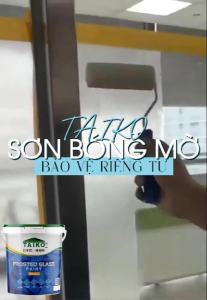 Combo 2 Kg Keo Sơn Mờ Kính Chống Nhìn Trộm TAIKOMI Keo Sơn Bóng Mờ Kính Văn Phòng Mờ Kính Cửa Sổ Nhà Tắm Phòng Ngủ