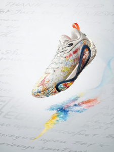 Li-Ning | Giày Bóng Rổ Trắng Không Dễ Biến Dạng Cao Độ Co Giãn
