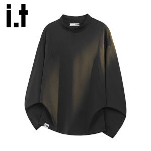 izzue | American Style Long Sleeve Pure Color Loose Casual T Shirt