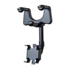 360° Rearview Mirror Phone Holder for Car Mount Phone and GPS Holder Rotating Adjustable Car Phone Holder