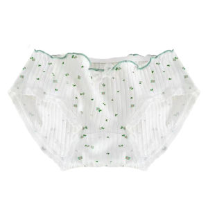 กางเกงชั้นในทรงสามเหลี่ยมผ้าฝ้ายระบายอากาศได้ดีสำหรับผู้หญิง ทรงเอวกลาง ไร้ตะเข็บ ป้องกันแบคทีเรีย ทรงใหม่ 2022 กางเกงชั้นในผ้าฝ้ายแท้สำหรับเด็กผู้หญิง