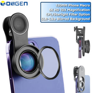 INOVAGEN 120MM Macro Lens for SmartPhoneUniversal Clip Phone Camera Lens Super Macro Lens for Photo VideoCPL and option