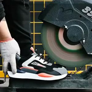Fashion Mens Steel Toe Cap Safety Shoes Outdoor Breathable Non-slip Anti smashing and Anti Piercing Work shoes Original