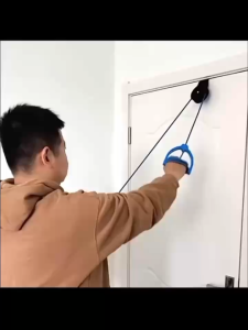 Adjustable Exercise Resistance Band with Silent Pulley for Upper Limb Rehabilitation