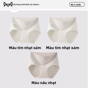 Quần lót nữ MiiOW vải cotton lưng cao kháng khuẩn