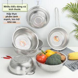 Giỏ Inox Rửa Và Lọc Thực Phẩm