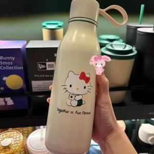 Ly Giữ Nhiệt Hello Kitty Bằng Thép Không Gỉ Cốc Bowling Mini Di Động Họa Tiết Hoạt Hình Dễ Thương Dành Cho Học Sinh