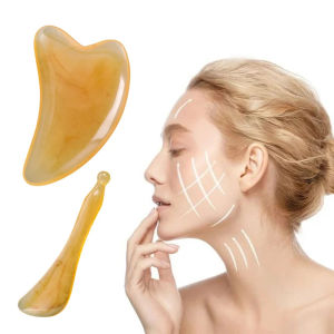 Skin Scraping Resin Guasha Massage Board Face Eye SPA Massager Plate For HAead Neck Back Body Legs Promote Blood Circulation