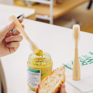 ช้อนลูกปัดยางซิลิโคนระดับอาหารสำหรับอบขนม ช้อนลูกปัดเนย ช้อนลูกปัดโยเกิร์ต ช้อนผสมวัสดุอบแบบอเนกประสงค์สำหรับครัวเรือน