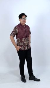 Batik Slimfit Ruka Batik Modern Ruka Lengan Panjang Katun M - XL