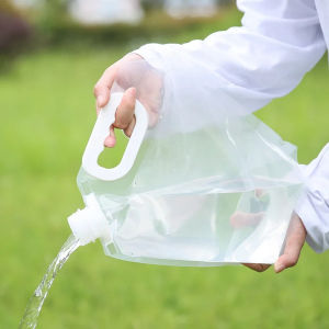1PC 3L/5L Portable Water Bag Folding Bucket Water Container Jug Bottle Pouch Outdoor Travel Camping with Handle Camping Supplies