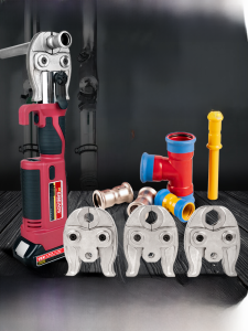 Electric Hydraulic Pipe Clamp GES-1525M Stainless Steel Pipe Card Pressure Clamp Gas Pipe Pipe Clamp Lithium Battery Stillson Wrench Electric Wench Plumbers Wrench - Lazada