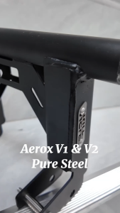 HBK Engine Support Extended 3 inches For Nmax Aerox v1&v2 100% Pure Steel ARUMI