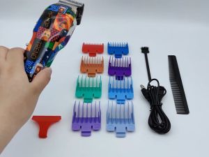 Kemei Original Electric Hair Clipper Trend Pattern Professional Hair Trimmer Barber Shop Cordless Hair Haircut Mens KM-MAX2092