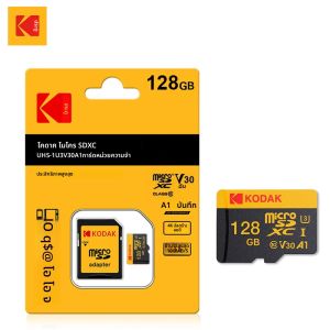 Kodak 256GB Micro SD การ์ดหน่วยความจํา Class 10 32GB 64GB 128GB U3 4K ความเร็วสูง Cartao De Memoria แฟลชหน่วยความจํา TF Mecard C10