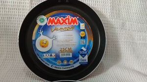 Chảo dẹp chuyên dụng để nướng các loại bánh đổ bánh xèo Maxim 25 Valentino 12402 - Nhập khẩu Indonesia theo tiêu chuẩn
