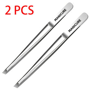 Stainless Steel Adjustable Single-Eye Eyebrow & Eyelash Tweezers Hygienic False Eyebrow Applicator/Remover Beard Trimmer