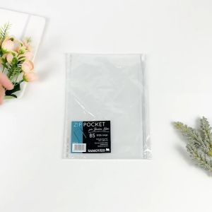 SAMOYED ZPBN-51 Kantong / Zip / Zipper / Ziplock Pocket / Bag for Binder Note / Loose Leaf B5