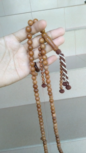 Tasbih Koka Coklat 10mm original Mesir (Kokka Wood Beads)