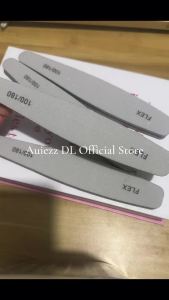 5/10/20Pcs Grey Nail Files 100/180 Grit Washable Sponge Sanding Buffer Blocks for Gel Polish Manicure Pedicure Supplies
