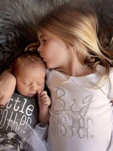 Fashionable Letter Print T-Shirt Baby Bodysuit round Neck Bubble Sleeve Photography Clothes for Boys And Girls Infant Sizes