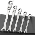 1set Ratchet wrench tool set, ratchet wrench set, professional wrench for automotive manipulator torque hand tools. 