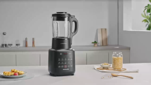 Joyoung 1.75L Quiet Blender Soy Milk Maker Multi Function Cooking Appliance Ceramic Coating Filter Free Dry Bean Direct Blending Smoothie Juice Soup Nut Milk with 12H Preset