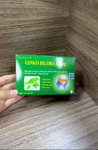 Viên uống GINKGO BILOBA 120MG Hỗ trợ phục hồi sau tai biến mạch máu não