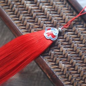 (Sỉ) Dây Tua Rua Mũ Hợp Kim Trang Trí Nhiều Màu Dài 21Cm