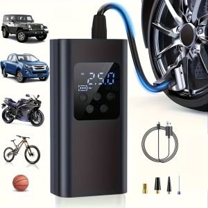 ZHUOLESHI | Multi-purpose Portable Air Pump for Car Bicycle EV Tire Inflation Handheld Wireless