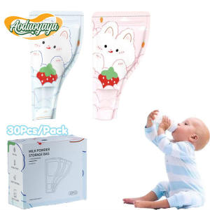 Aoduoyaya 30 Pcs Disposable Baby Milk Powder Storage Bag Beg Leakproof Sealed Plastik Susu Tepung