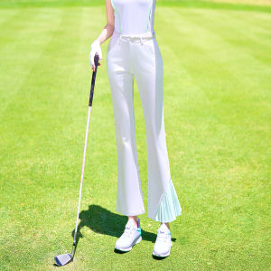TTYGJ | Quick-dry Womens Golf Trousers Loose Waist Slim-fit