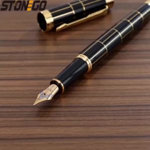 Bút Máy Kim Loại Cao Cấp STONEGO Ngòi Bằng Thép Không Gỉ Có Thể Chuyển Đổi Thành Bút Viết Và Bút Thư Pháp