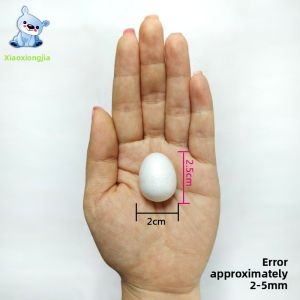 XIAOXIONGJIA | Easter DIY Craft Material Kit Polystyrene Foam Eggs