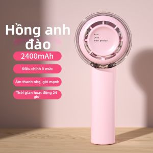 Quạt Cầm Tay Mini Không Cánh USB Có Thể Sạc Di Động Quạt Cổ Lồng Gió Máy Tính Xách Tay Quạt Mini Không Khí Lạnh Cầm Tay
