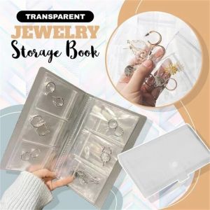 Antioxidant Dust-Proof Jewelry Storage Book & Durable PVC Transparent Bag