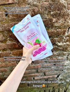 Sabun Super Pemutih Sereh Super Whitening Milk Soap